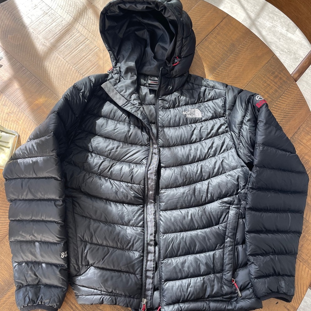 North face summit series puffer jacket